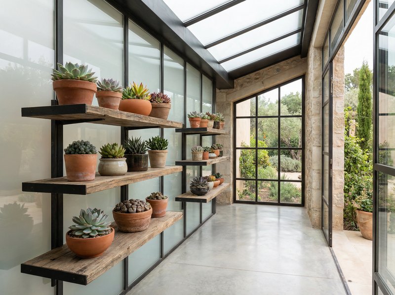 黄色仓库多肉植物视频